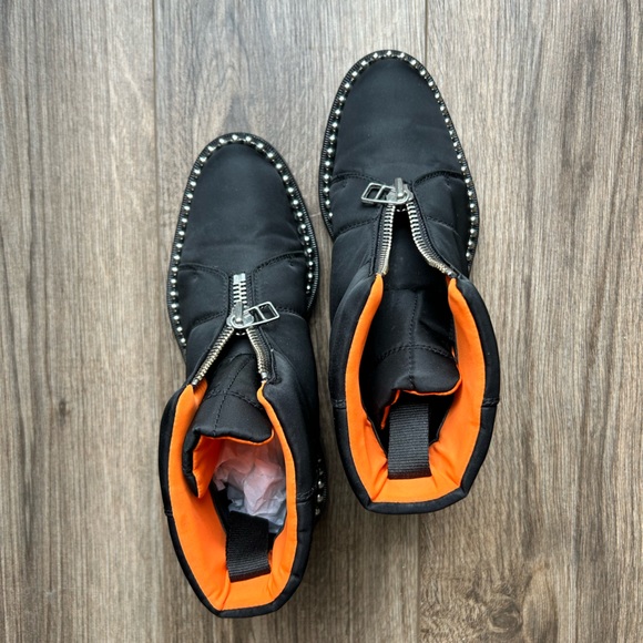 Alexander Wang Black Cooper Nylon Boots - Picture 8 of 11